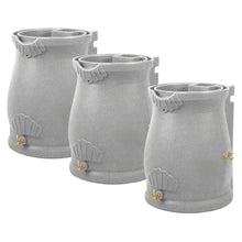 Good Ideas Rain Wizard Urn Shaped Water Collection Barrel 50 Gallon, 3 Pack