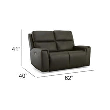 Flexsteel Power Reclining Loveseat with Power Headrests