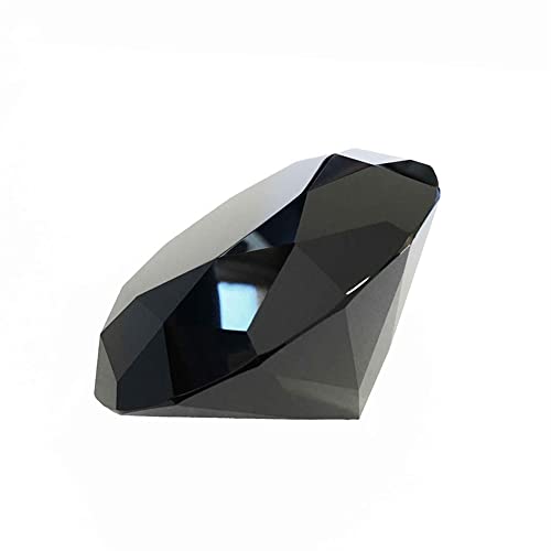 JUIYU Garden Suncatchers 4 Colors Crystal Diamond Gift Crystal K9 Glass Diamond for Wedding Party Supply, DIY Jewelry Making Handmade Pendant Necklaces (Color : 150mm 1 piece, Size : Black)