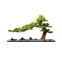 YXIANG56Q Fake Plants Artificial Greenery Bonsai Simulation Welcome Pine Home Hotel Micro Landscape Bonsai Tree