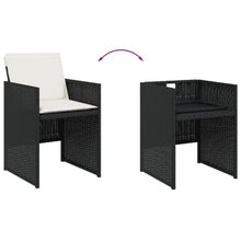 AMBERARD Patio Dining Set Set of 14 Black Furniture Set