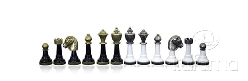 Italfama Metal Chessmen Black/White