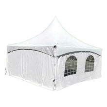 TentandTable 20' x 20' High Peak Frame Deluxe Canopy Tent with Sidewalls White