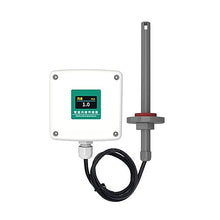 RQGYUPJBD Pipeline Wind Speed Sensor Transmitter Anemometer Duct Type Anemometer 4-20mA Anemometer for Environmental Protection(0-5v Output,0-15m per s)
