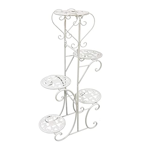 OJKJGYTF 5 Tiers Flower Rack Plant Stand Multi Flower Stand Bonsai Display Shelf Yard Garden Patioe