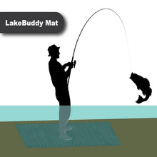 Big LakeBuddy - Multi-Use Lake Water Mat by LakeMat– Durable Extended Work Lake Mats for Boats, Docks & Lifts – Heavy-Duty Weed Control for Lily Pads & Subaquatic Weeds – Portable, Stable Support