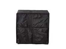 EV Fires 24" Modern Outdoor Square Patio Fire Pit Table for Propane Gas, Easy to Operate Electrical Ignition- Fire Glass, Cover, and Lid Included