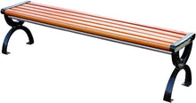 ERoomQ Outdoor GThe Bench,Outdoor GThe Patio Bench, Can Load 400kg seat with backrest, Anticorrosive Solid Wood Outdoor Long Benches and Chairs (1.5m Without backrest)