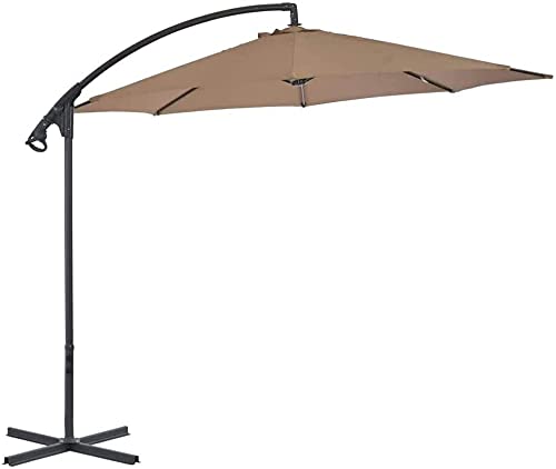 GAORUIFENG Patio Parasol Protection Sunshade for Outdoor Garden Terrace Fully Waterproof and Windproof 300Cm High-End Cantilever Sunshade 210531