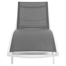 Outdoor Escape White Outdoor Patio Chaise Lounge Set of 4, Comfortable Sun Lounge Chairs, Durable Construction, Ideal for Garden, Poolside, Backyard