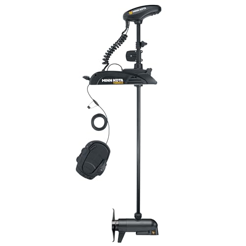 Minn Kota Terrova Freshwater Electric-Steer Bow-Mount Trolling Motor with MEGA Down Imaging & i-Pilot Link GPS, 80 lbs Thrust, 60" Shaft Black