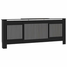 MDF Radiator Cover Black 80.7 in
