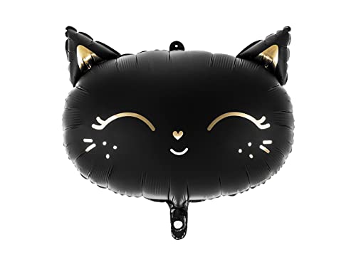 Generic Black Cat Halloween Balloon Green