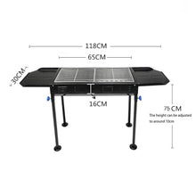 Charcoal Grill, Portable Folding Charcoal BBQ Grill, Portable BBQ Grill for Outdoor Cooking Camping and Family Barbecue Outdoor Picnic