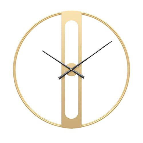 EHVYBDX Wall Clocks Modern Large Wall Clock Iron Round Face Large Outdoor Garden Clock Home Decoration