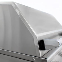Solaire 27-Inch Deluxe Infrared Natural Gas Grill on Square Cart Base, Stainless Steel