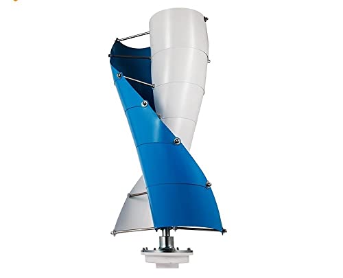 Wind Turbine Generator, 3000W Wind Tubine Generator Vertical Turbine Alternative Free Energy Windmill 24V 48V MPPT Controller Wind System Wind Generator ( Color : 48V , Size : With MPPT controller )