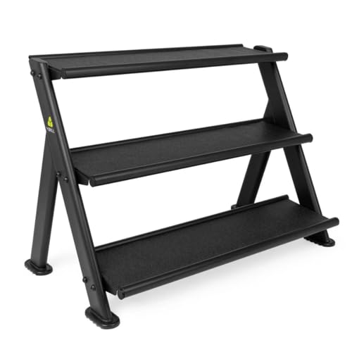 YBell TRX Horizontal Rack 12-YBell Capacity Black