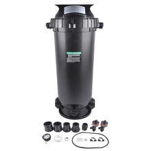W3C12002 120 Sq.Ft Pool Filter Replacement Cartridge Compatible with Hayward StarClear Plus, Single Element Cartridge Filter System with Pressure Gauge & Drain Plug