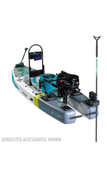 BOTE Rover Aero 12 FT 6 in Inflatable Micro Skiff BugSlinger Silver King