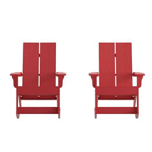 Flash Furniture Adirondack Rocking Chair, 2-Pack, Red