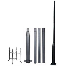 XYIANG Street Light Poles for Outdoor Lighting, Solar Lamp Post Galvanized Steel Metal Poles with Mounting Ground Cage Base, for Backyard, Street, Patio, Park, Parking Lots(4M/13Ft)