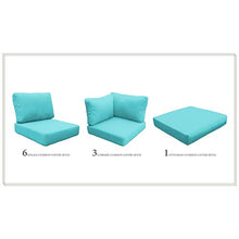 TK Classics Cushions BARBADOS-12b Patio Furniture Sail White