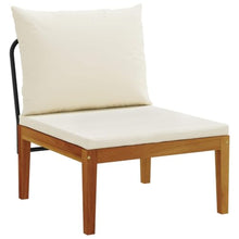 GBCDSWBR 5-Piece Garden Lounge Set, Acacia Wood & Rope Modular Furniture
