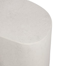 Night Dove Designs End Table, Perch - Oval/Grey, 17" x 18" x 13"