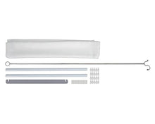Palram Canopia Stockholm Patio Cover Roof Blinds 11 Ft. x 19 Ft. White