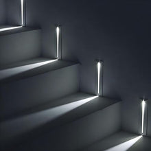 Opaeroo 3W LED Stair Light AC85-265V Step Light Warm White 3000K Cool White 6000K IP65 Waterproof Recessed Wall Light Staircase Lamp, Inside Outside Garden Balcony Corridor 10PCS Silver-3000K