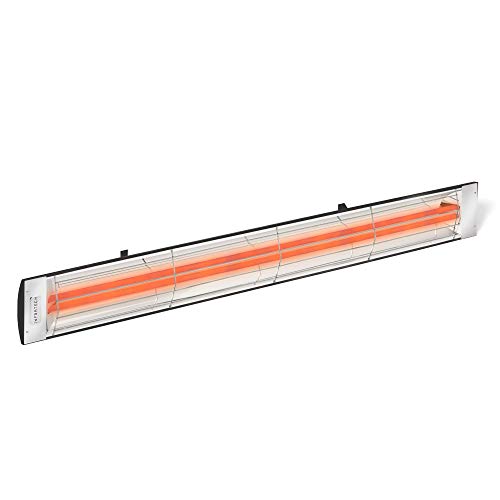 Infratech CD-3024 BL Stainless Steel 33” Dual Element Fixture Electric Patio Heater 3000 Watt, 240 Volt, Black Finish