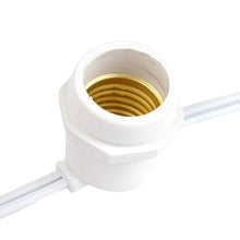Novelty Lights 330 Feet Heavy Duty White Wire E26 Patio Light Stringer