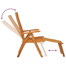 ZXQVLMRS Set of 2 Outdoor Folding Chairs with Footrest, Eucalyptus Wood Reclining Patio Seats, Adjustable Backrest Lawn Chairs for Garden Backyard Balcony
