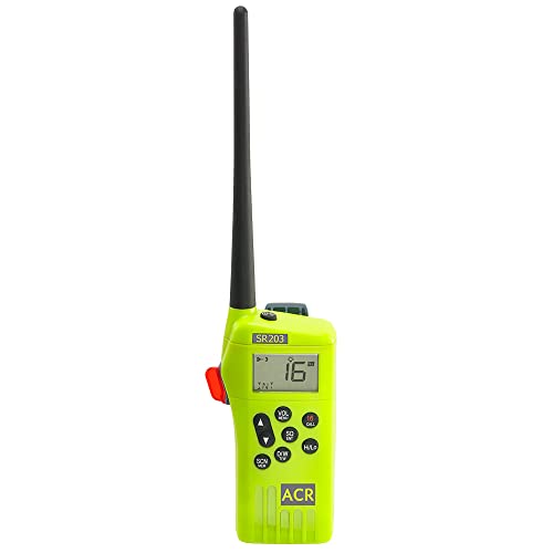 ACR Electronics SR203 VHF GMDSS Handheld Kit Yellow
