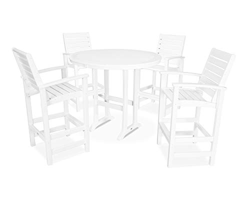 Polywood Signature Bar Set White