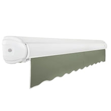Awntech 14' Full Cassette Right Motor (14' x 10') Retractable Patio Awning, Sage