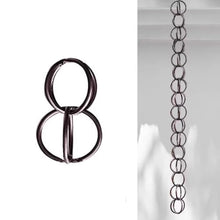 OGMOYT Rustproof Aluminum Rain Chain - Unique Garden Decoration, Easy Installation, Gutter Protection, Gorgeous Fountain Display, Rainwater Collector