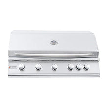 RCS Premier Series 40-Inch 5-Burner Built-In Propane Gas Grill With Rear Infrared Burner - RJC40ALP