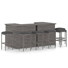 AMBERARD Garden Bar Set Gray Furniture Set