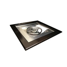 USA Firebowls Outdoor Square Fire Bowl Empire Copper Vein