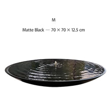 27.56 Inch Outdoor Landscape Fountain, Zen Inspired Simplicity Courtyard Fountain, Mirror Like Water Flow Effect, for Courtyards-M