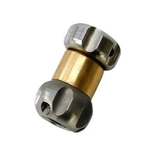 Stainless Steel V-Hammer Nozzles, 1/4" 3/8" Jetter Sewer Dredging Nozzle Driver 6000psi(3I8 30LPM)