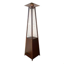 AIZYR Quadrilateral Patio Gas Heater, Tower Propane Heater Outdoor Courtyard Propane Heater with Wheels & Anti-tilt Switch Energy Efficient
