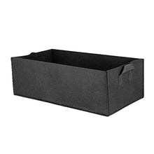 BBYYDS Felt Grow Bag Rectangle Planting Nursery Pot Outdoor Garden Flower with Handle Vegetable Containe