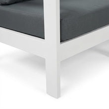 Outdoor Escape Gray Fabric Outdoor Patio Modular Sectional, Weather-Resistant Cushions, Removable Cushions, Durable Frame, Versatile Outdoor Furniture