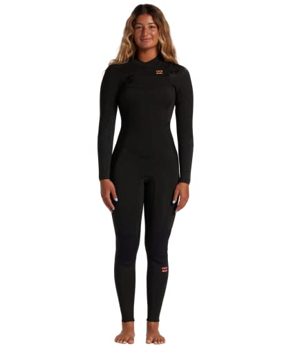 Billabong Womens 3/2mm Synergy Chest Zip Fullsuit Wild Black