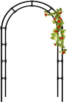 Garden Metal Arch Support Rose Tree Various Climbing Plant Supports Decorative Backyard (w320xh240cm) (Size : W180xh240cm) (a W320xh240cm)