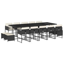 GBCDSWBR 15-Piece Rattan Dining Set, Outdoor Garden Patio Furniture