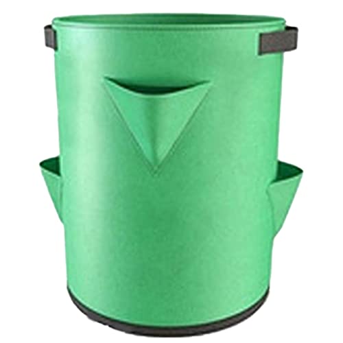 BBYYDS Multi-Port Grow Bag 5/7/10 Gallon Strawberry Tomato Reusable Non Woven Hanging for Cultivated Plants